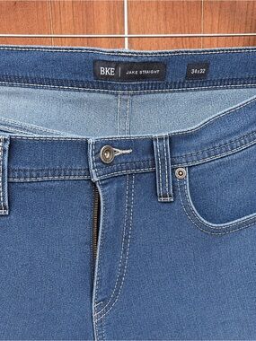 BKE Jake Straight Leg Jeans in Medium Blue